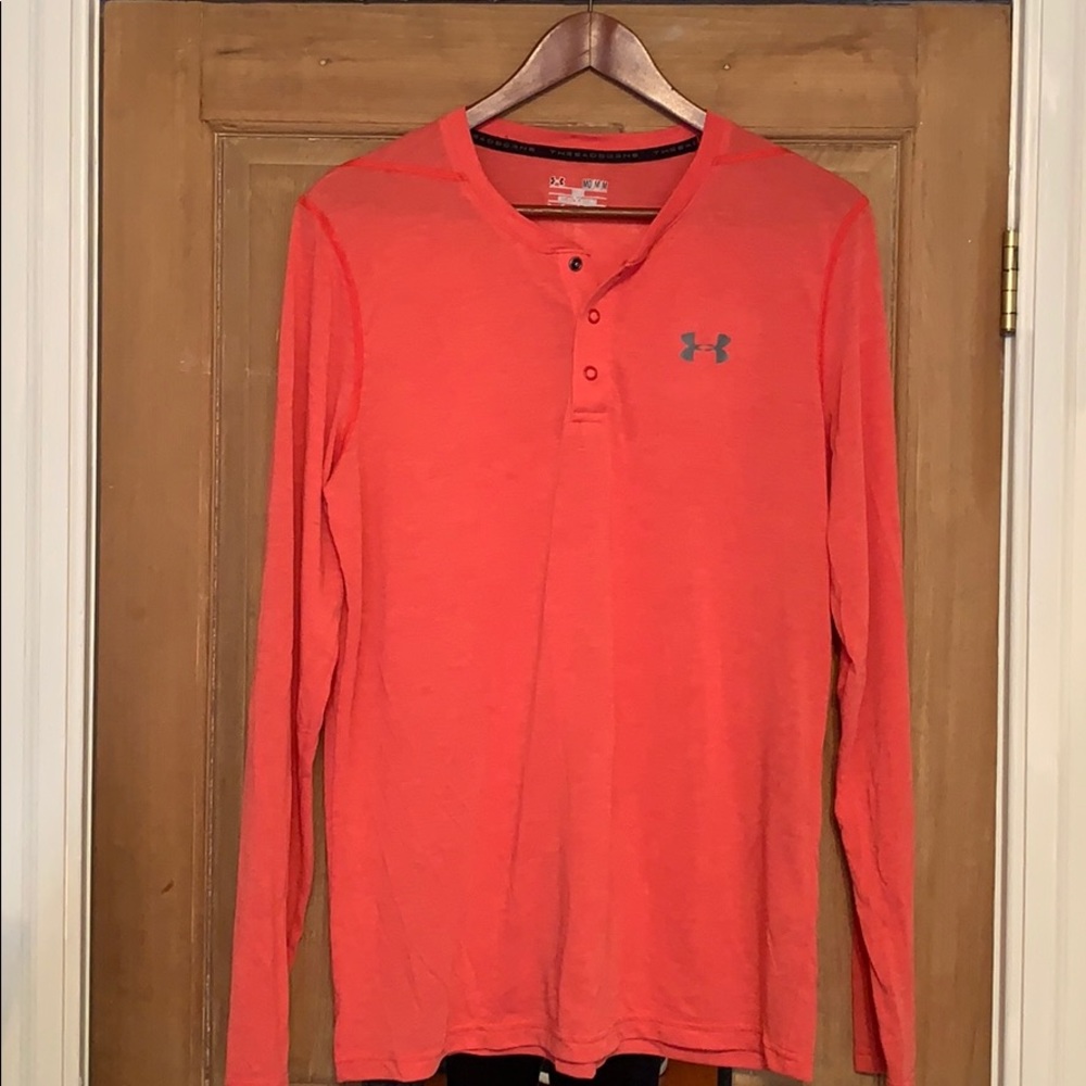 NWOT Under Armour Men’s Long Sleeve Henley